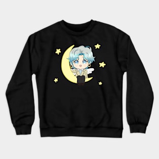 Fairy Boy In The Moon Crewneck Sweatshirt